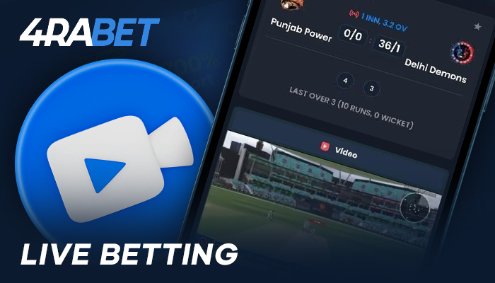 Live Sports Wagering Features on the 4Rabet App