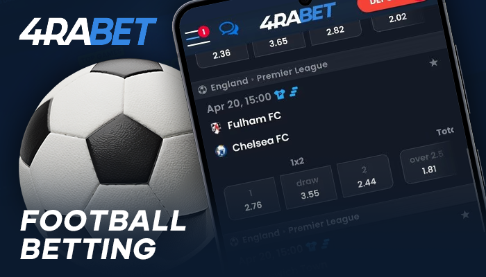 Soccer Betting Markets in the 4Rabet Application